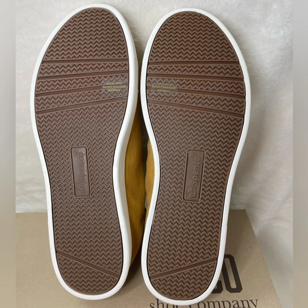 Spenco Santa Clara Cozy Shoes Mustard 11D US/ 41.5D‎ EU, F 636